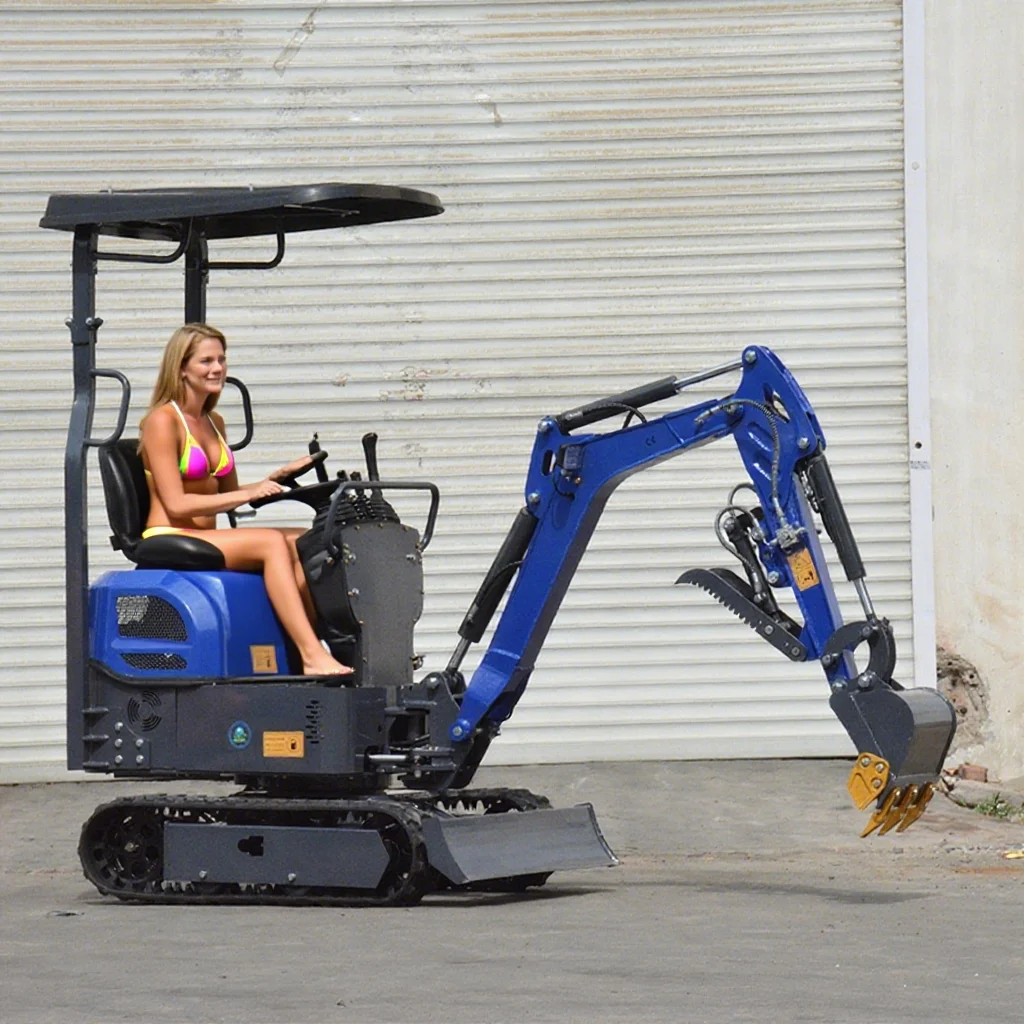 

Customized Hot Sale CE EPA Euro 5 Mini Excavator 1.2 Ton Crawler Diesel Small Bagger All Terrain Farm Home Micro Digger