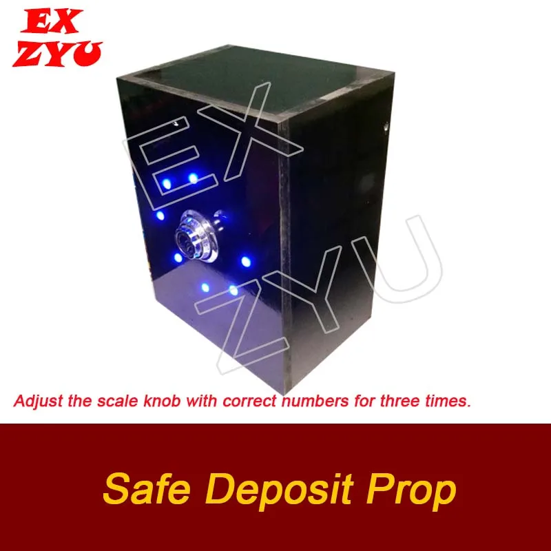 Safe Deposit Box Prop Turn the Scales to Correct Password to Unlock EX ZYU