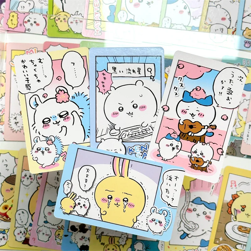 48pcs in Box 3-inch Cartoon Small Card Ins Cute Style Small Card Photo Props