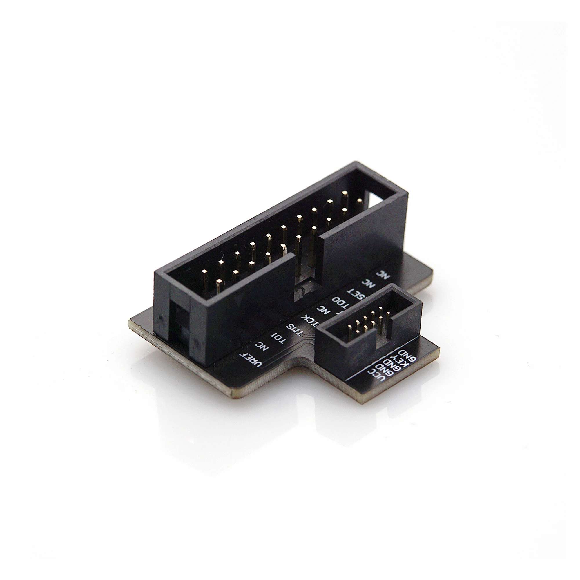 Placa adaptadora padrão JTAG, interface JTAG, suporte JLINK e SWD, 1,27mm, 2,54mm, 20 pinos para 1,27mm, 10 pinos