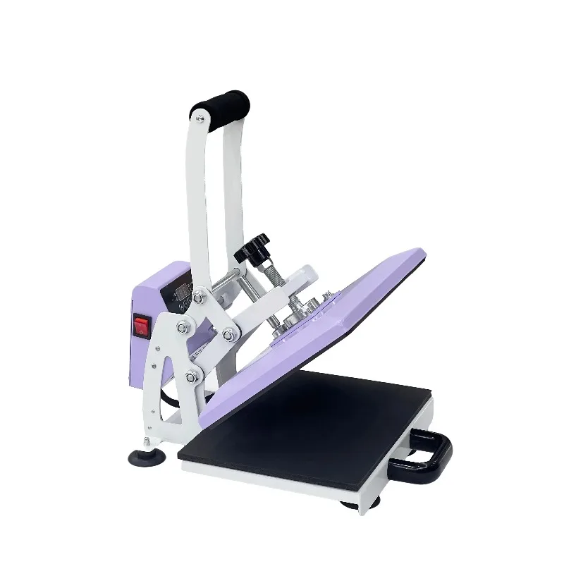 【Best-selling】A4 Clamshell Manual Pull-Out Heat Press Machine For T-Shirts, Fabrics & HTV Transfers