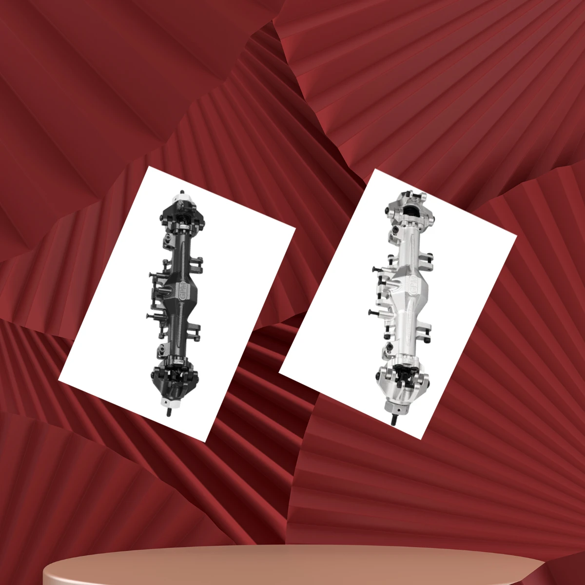 

GPM Alloy 7075 Front & Rear Axle Housing Kit For LOSI 1/18 Mini LMT Megalodon 2S LOS01026T3