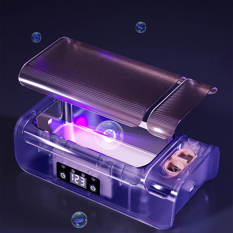 2025 NewUltrasonic Glasses Cleaning Machine Screen Display Ultrasound Jewelry Denture Cleaner High Frequency Ultrasonic