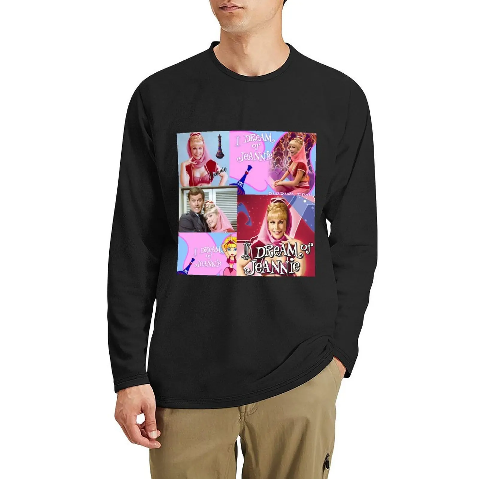 

Funny Gift For Dream of Jeannie Retro Vintage Long T-Shirt korean fashion hippie clothes mens white t shirts