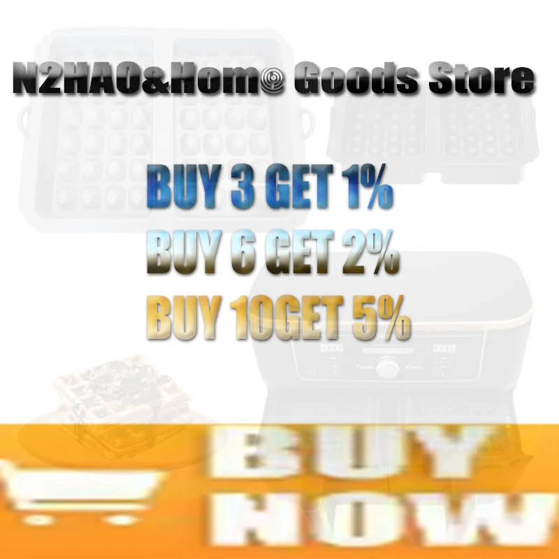 

1Pcs Silicone Waffle Mold Air Fryer Waffle Silicone Baking Pan For AF300EU AF400EU AF451EU SL400EU AF500DE