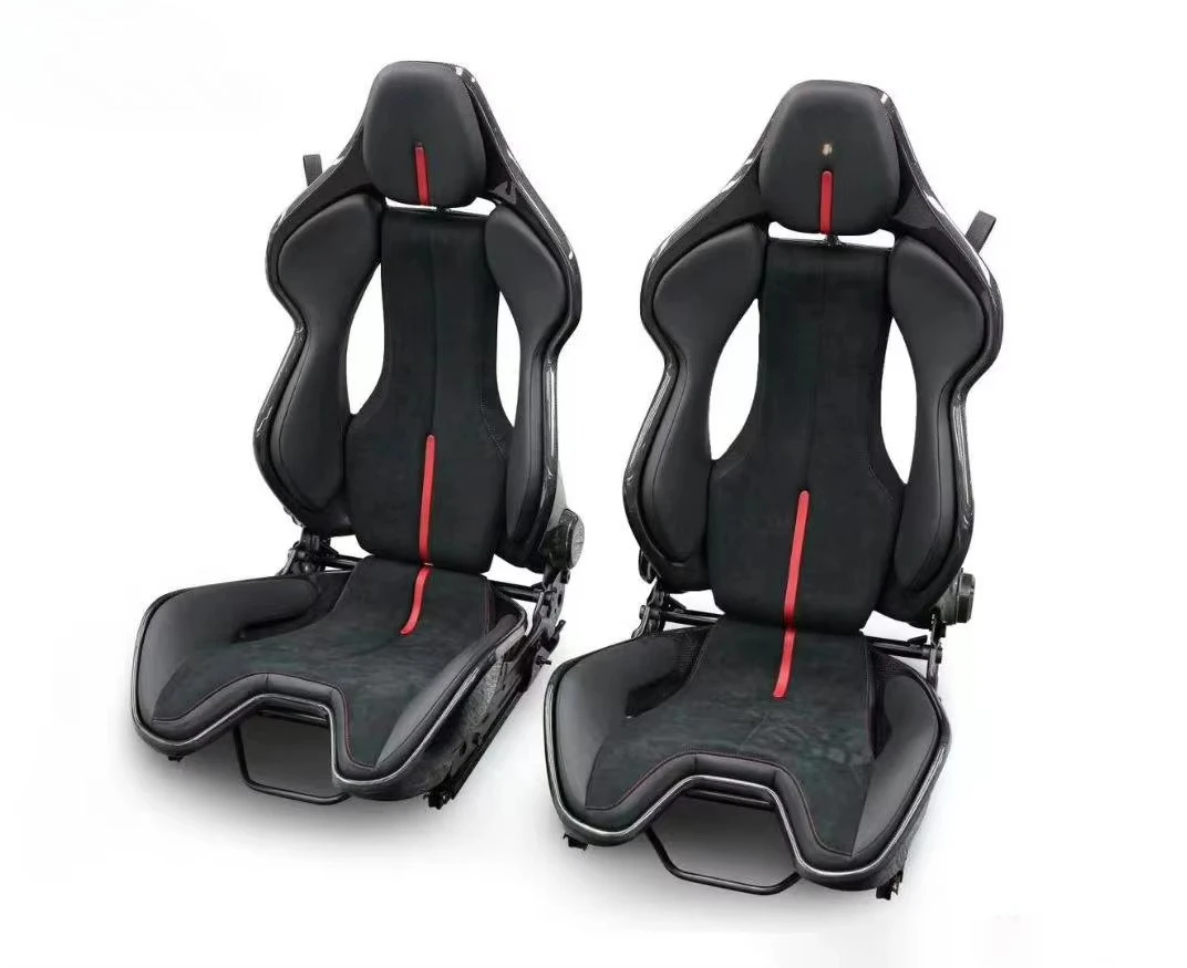 Customizable Dry-type Carbon Fiber Bucket Racing Seats for the  SF90, 458.812, F8, and 296 GTB Special