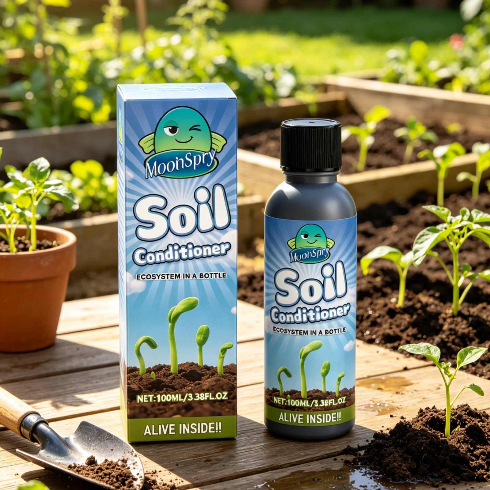 MoonSpry Soil Conditioner Strengthen Root Drops Promote Root Growth Boost Plant Activator Mild Safe