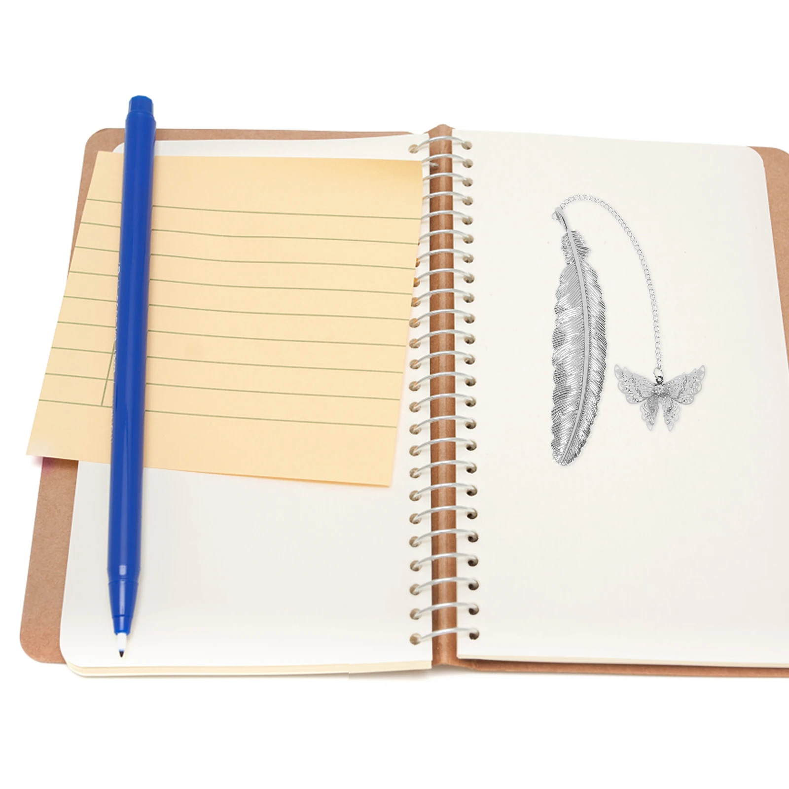 Metal Bookmark Chinese Style Exquisite Vintage Bookmarker Zinc Alloy Brass Shape Smooth Round Hollow Design