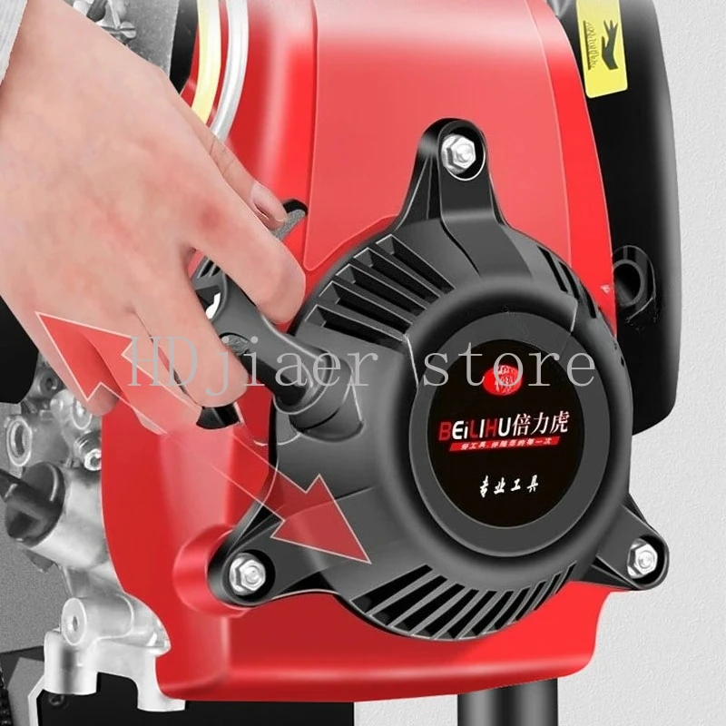 2-Stroke/4-Stroke  Engine Pile Driver – Portable Post Hammer for Farm Construction & Orchard Triangular Steel Pegging