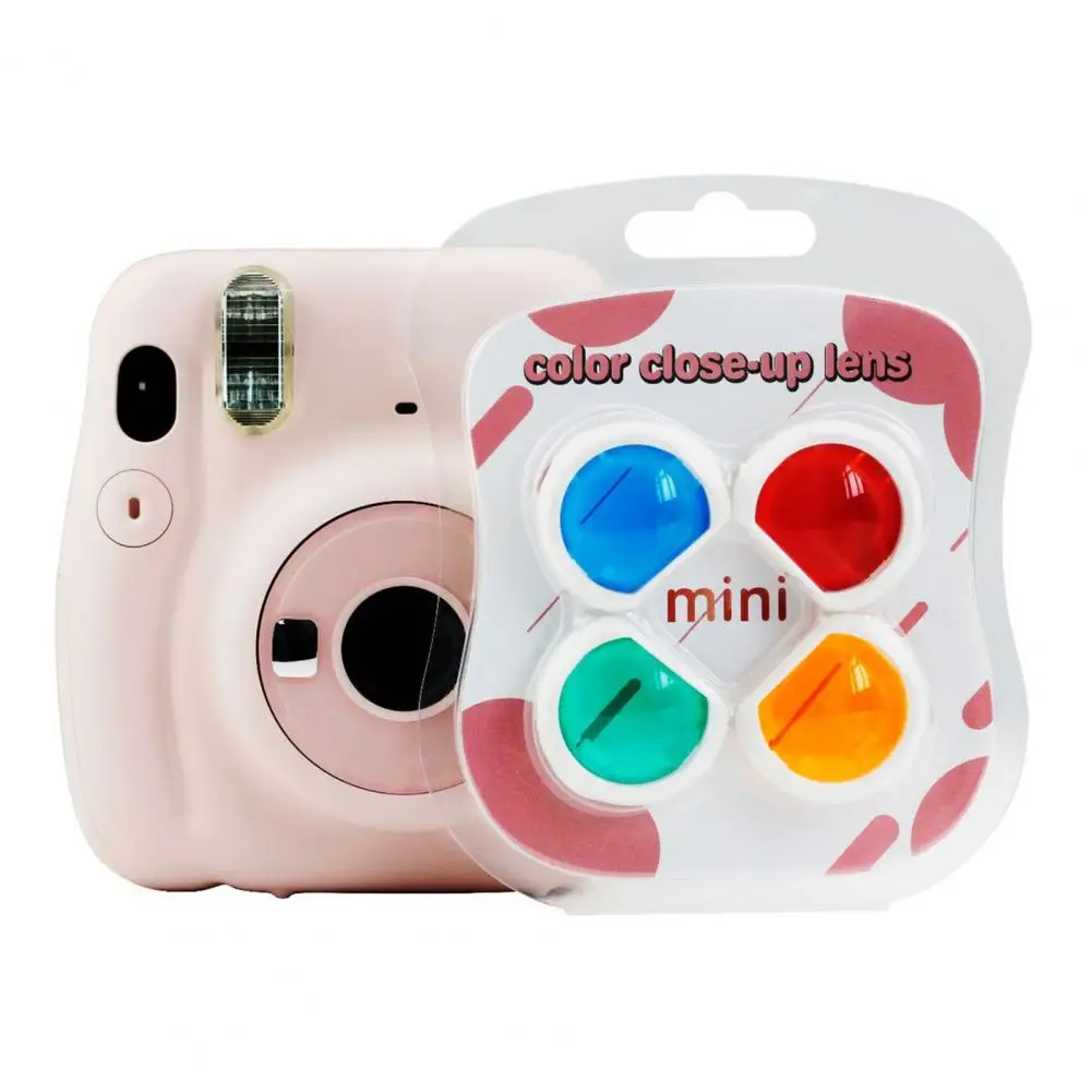

Camera Lens 4Pcs Dedicate Colorful 4 Colors Good Performance Camera Filter Mirror Photographic Accessories