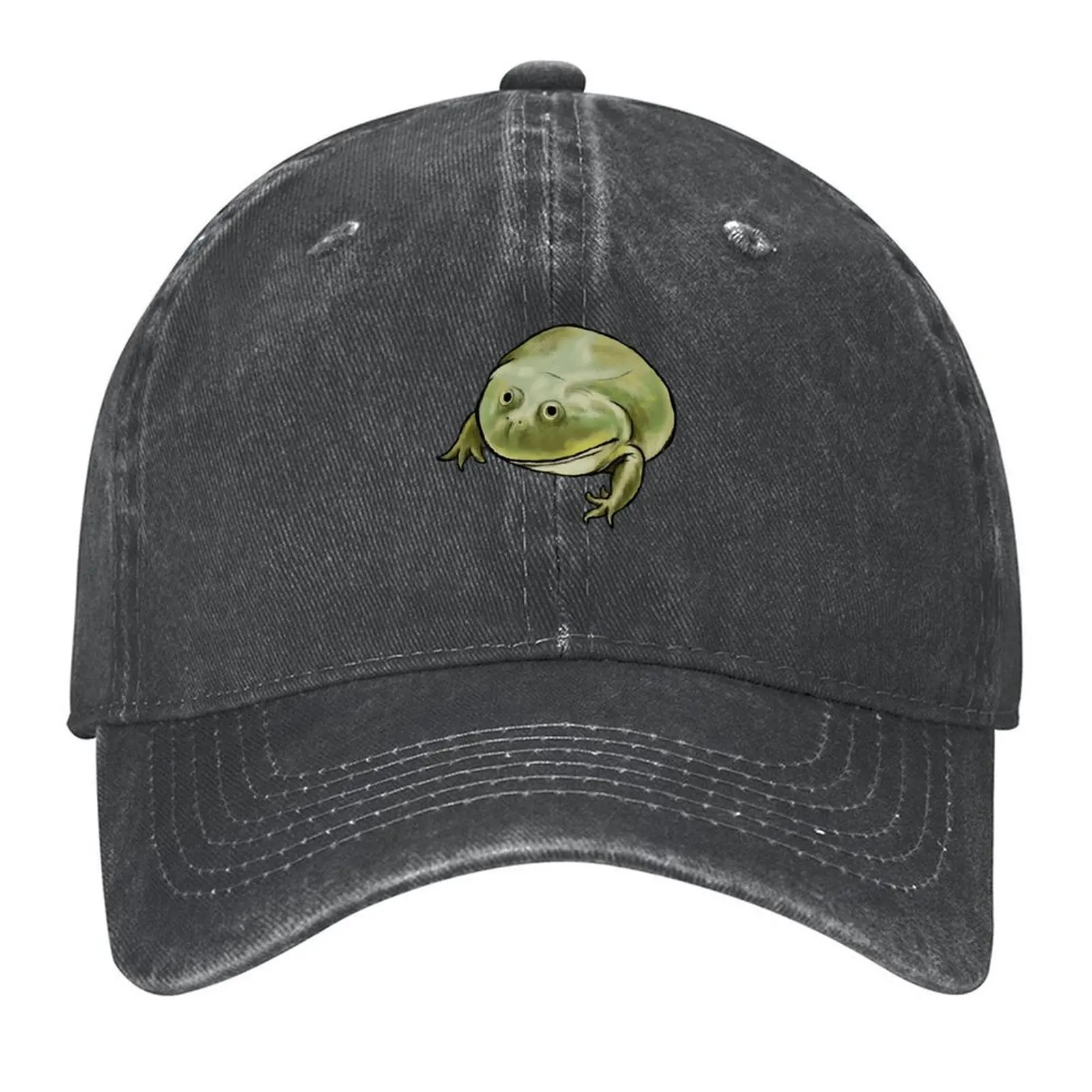 

Wednesday Frog Art No Text Baseball Cap Streetwear Rugby foam party Hat Golf Men Golf Wear Women's