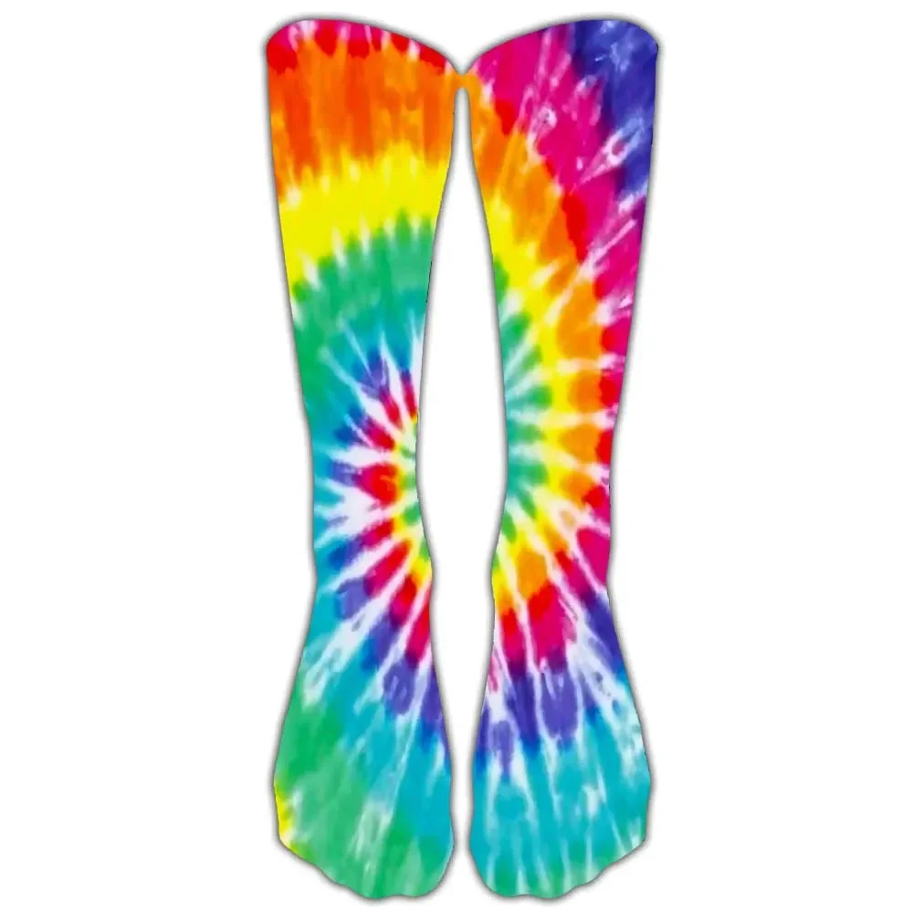 2024 meias de natal mudança gradual meias tie-dye tubo esportivo masculino diy meias impressão