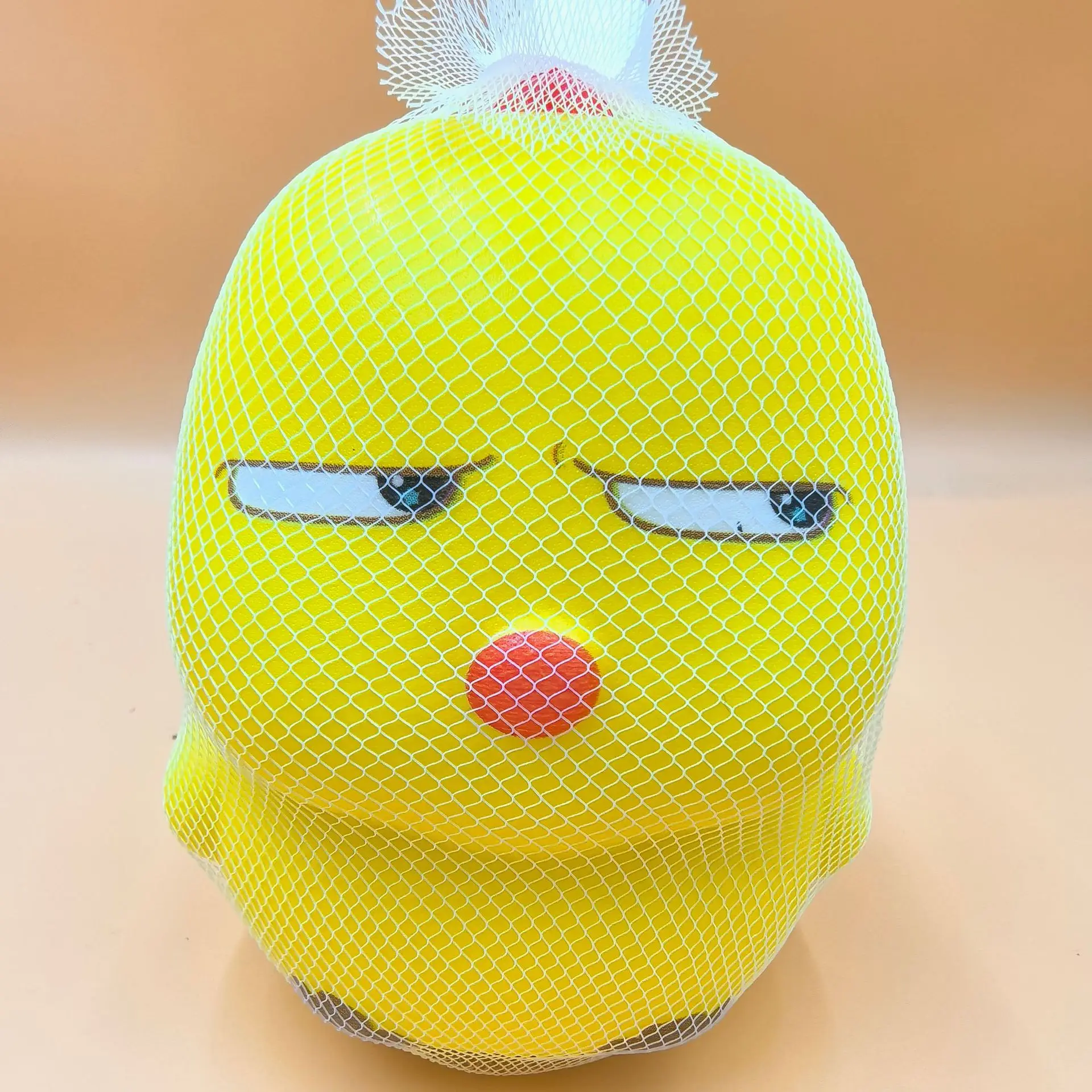 Viral Slanted-Eye Chicken-Shaped Squeeze Toy: Slow-Rebound Yellow Chicken Stress Reliever—Perfect for Venting and Office Stalls - Detail 1
