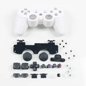 جراب هيكل JCD-Full Shell ، أزرار بإطار داخلي ، وحدة تحكم PS3 ، لوحة ألعاب لاسلكية ، أسود أو أبيض ، 1 مجموعة أعلى 10 مبيعات PS3 الإسكان - No7