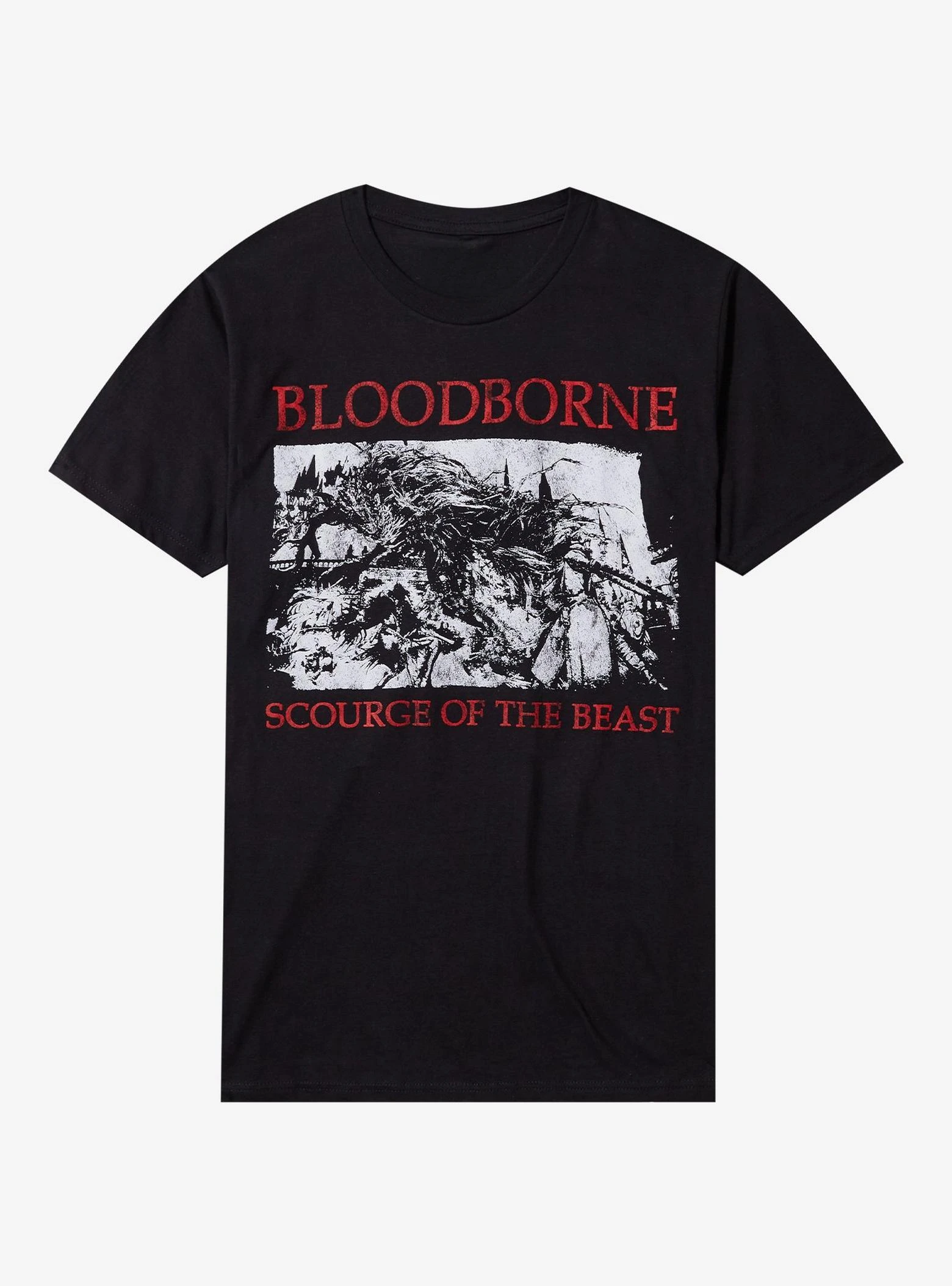 

Bloodborne Scourge of The Beast T-Shirt __ _ Printed Summer Luxury Brand Cotton Men's and Women's T-shirt Short Sleeve