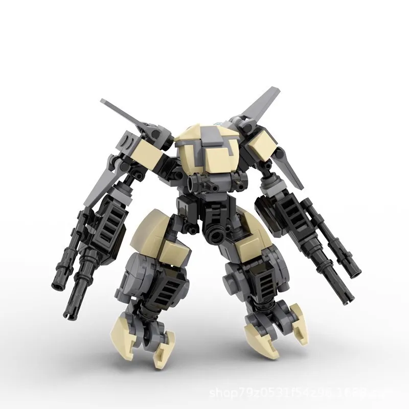 

MOC Military Armed Combat Robot Building Block Assembly Educational Toys Children Collection Brick Gift