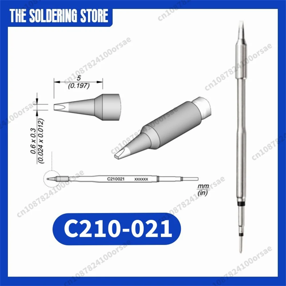 

C210 021 Cartridge for JBC SUGON AIFEN T210/T26 Soldering Handle, жало C210 Tip Replacement Accessory Tool