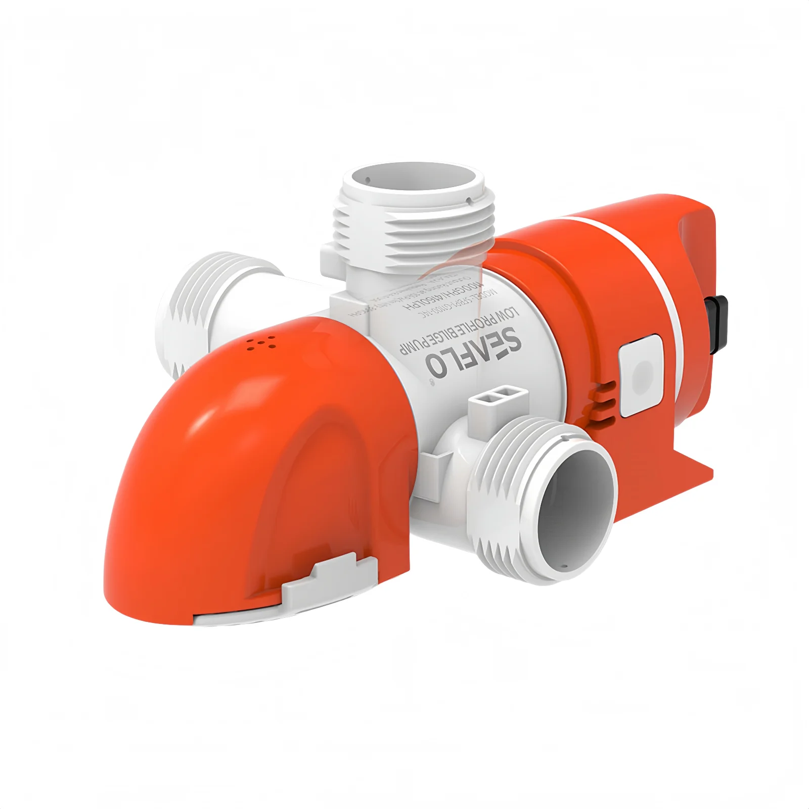 Bomba de agua para barco Seaflo, bomba de sentina automática Horizontal estrecha para yate, bomba de succión, Control Manual de drenaje, CC de 12V/24V