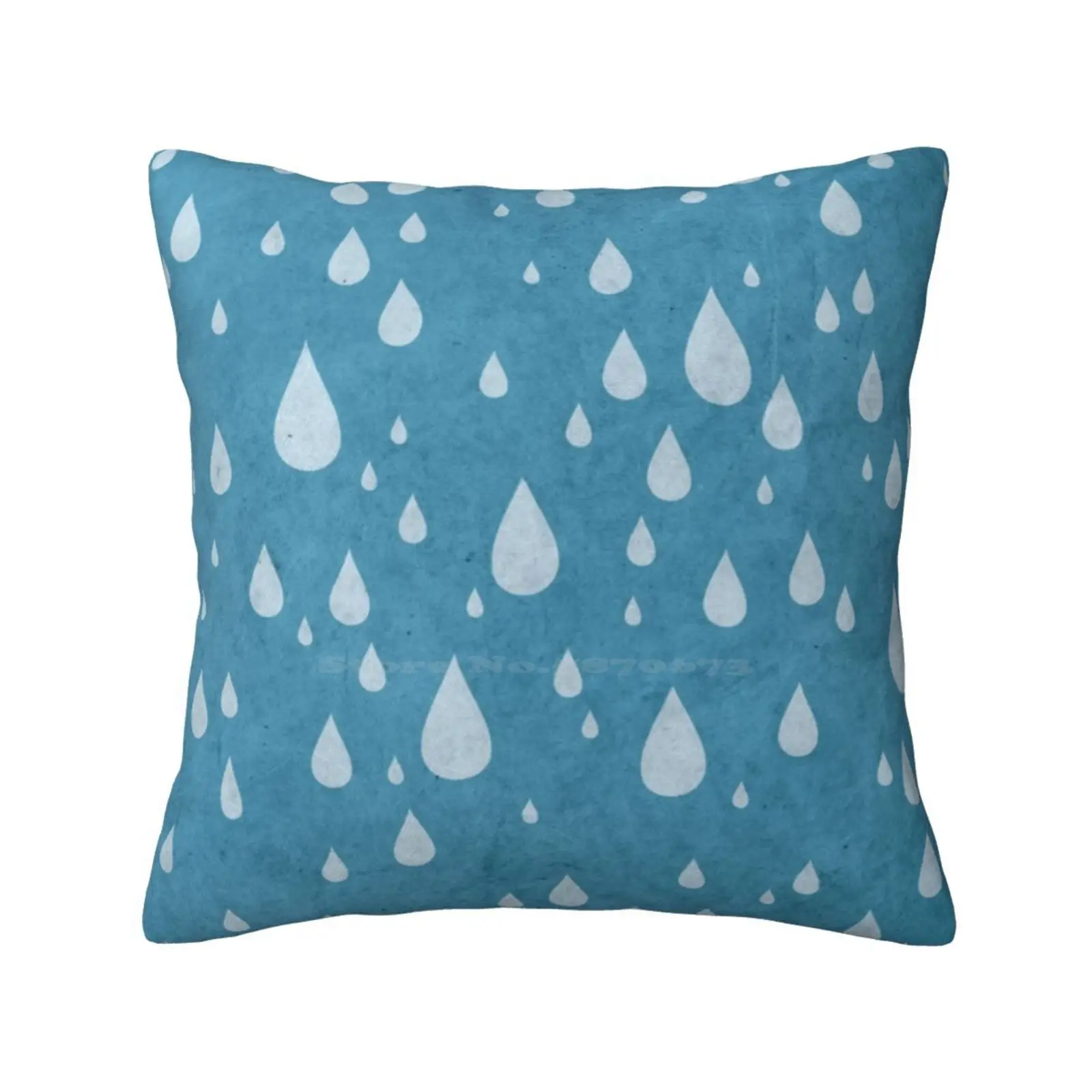 Raindrops Or Tears ? Home Sofa Car Cushion Cover Pillowcase Pets Squirrel Candy Ice Cream Wildlife Rain Drops Tears Kids