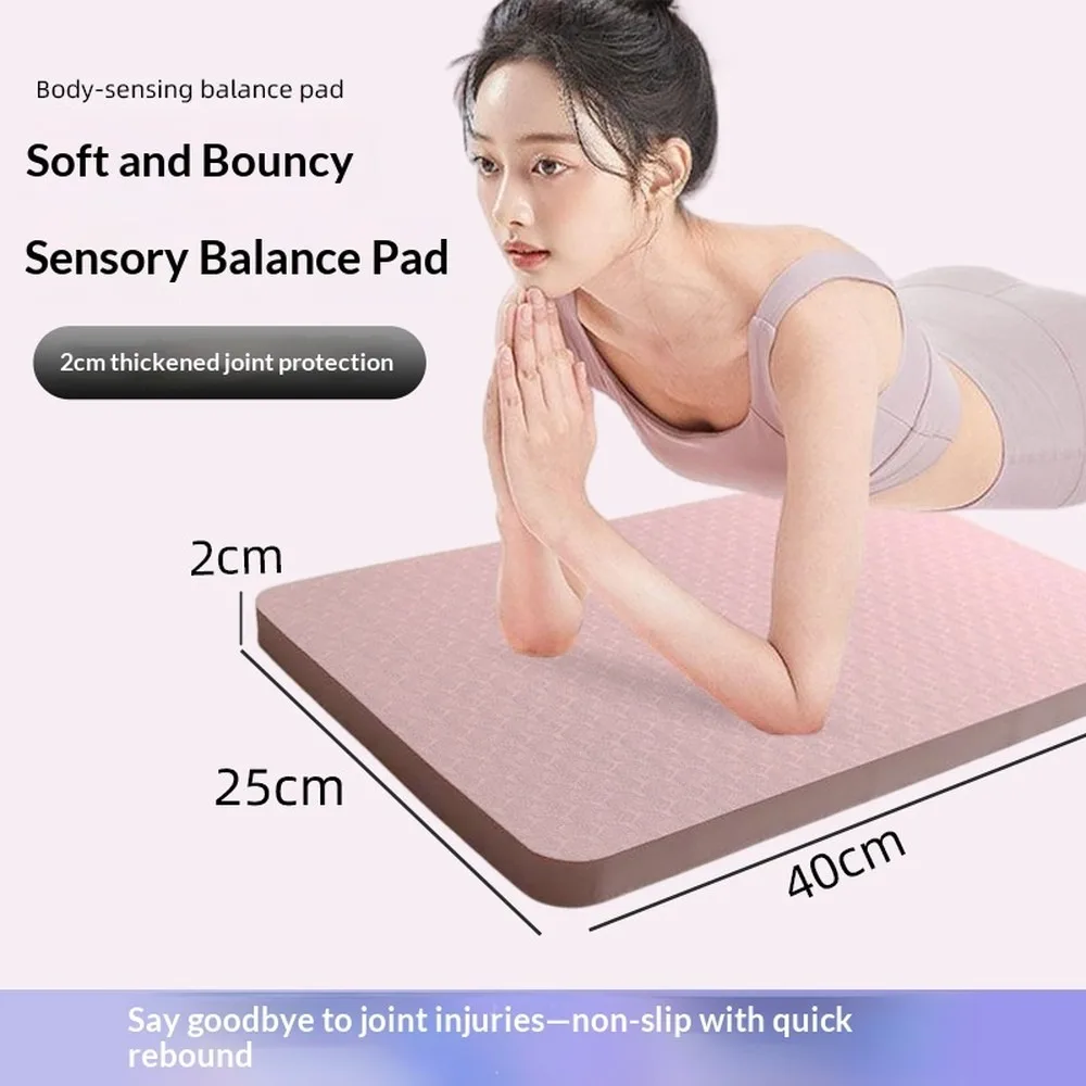 Premium Ab Wheel Knee Pad TPE Thickened Balance Cushion for Pilates Yoga Plank Ankle Support