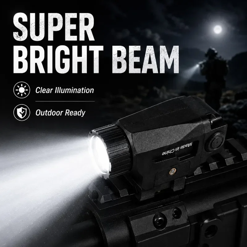 Ultra Bright Bottom Install Illuminator With Adjustable Red Green Beam Portable Outdoor Hobby Model Lighting Fittings