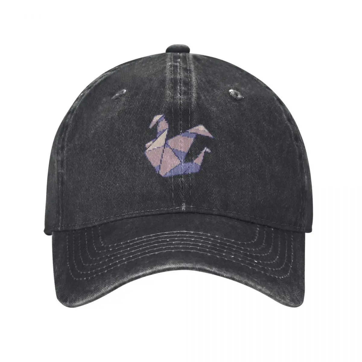 Origami Swan Baseball Cap Hat Luxury Brand Beach Outing custom Hat Female Men's