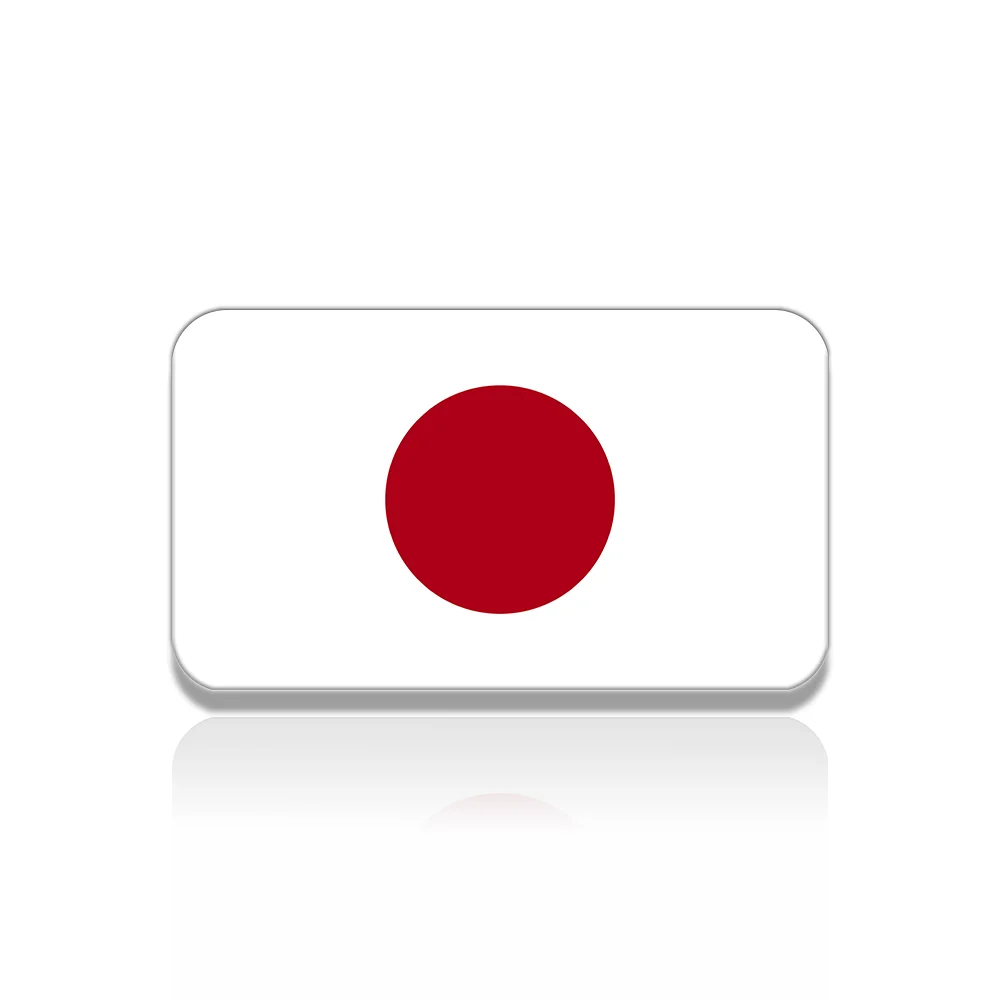 Japan Flagge Abzeichen Brosche Anstecknadeln für Damen und Herren Country Flag Abzeichen
