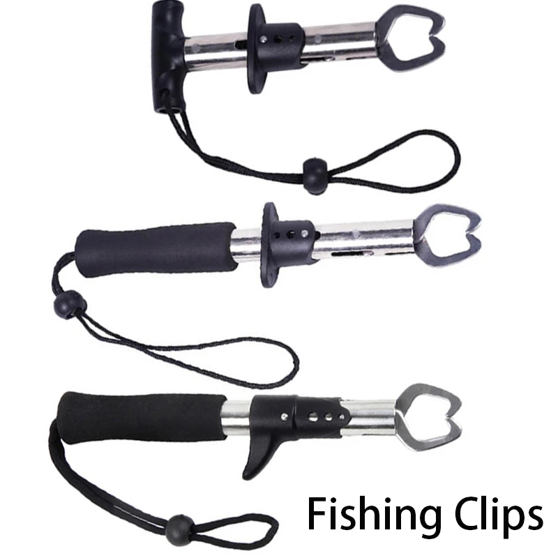 

Tainless Steel Lures Control Fish Clamp Devices Gripper Holder Grabber Pliers Fishing Lip Corrosion-resistant Security Handle
