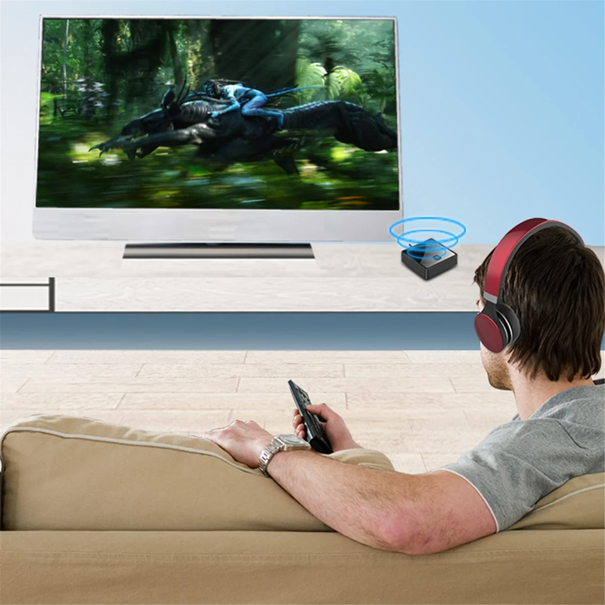 Retail! Bluetooth 5.0 Transmitter Receiver 3.5mm AUX Optical Wireless Audio Adapter for PC TV Car Speaker