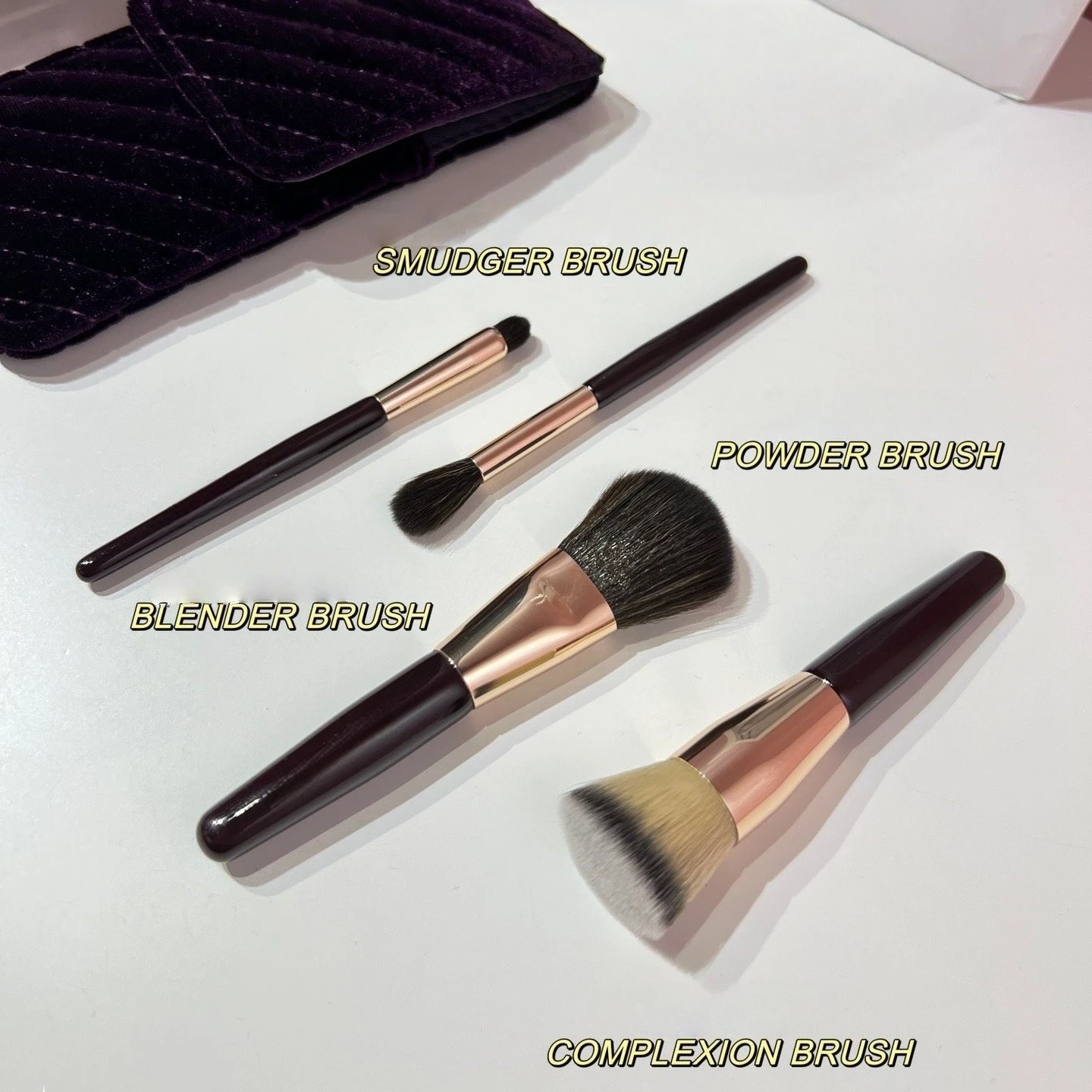 Urlaub Geschenke Luxus Marke Make-Up Pinsel Set Foundation Pinsel Rouge Pinsel Lidschatten Pinsel Lidschatten Mischpinsel Tragbare