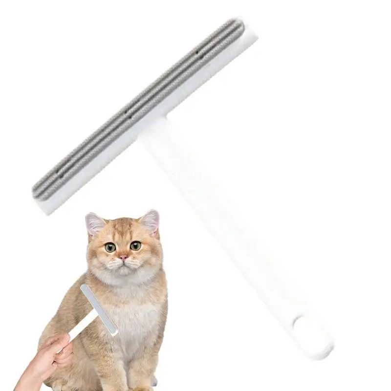 Pet Hair Removal Brush Portable Cat Fur Remover Durable Manual Carpet Scraper For Deep Cleaning Reusable Dog Cat Hair Removal