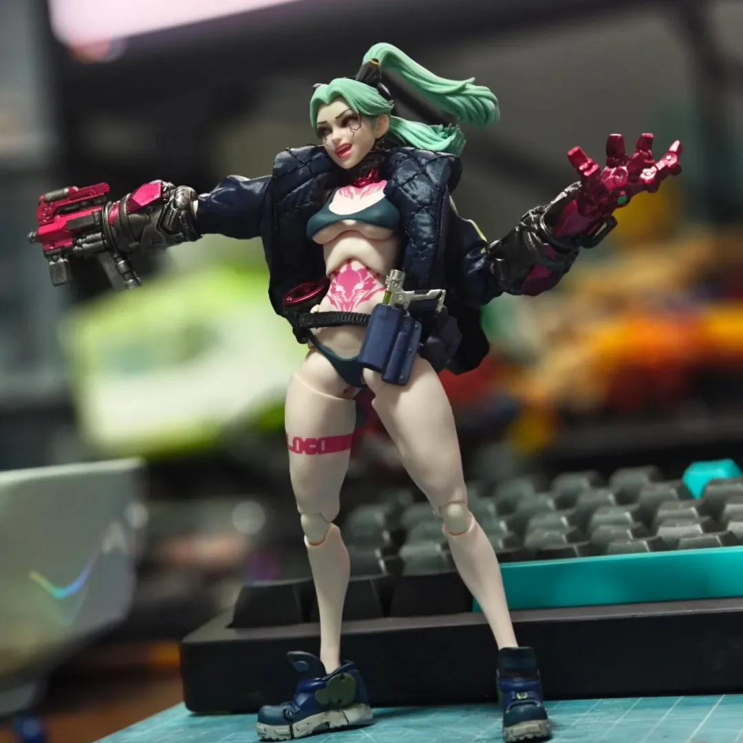 Originele 1/12 Schaal Romankey X Cowl Battle Vrouwelijke Soldaat Gun Girl Jessica 6 ''Volledige Set Collectible Action Figure Model speelgoed