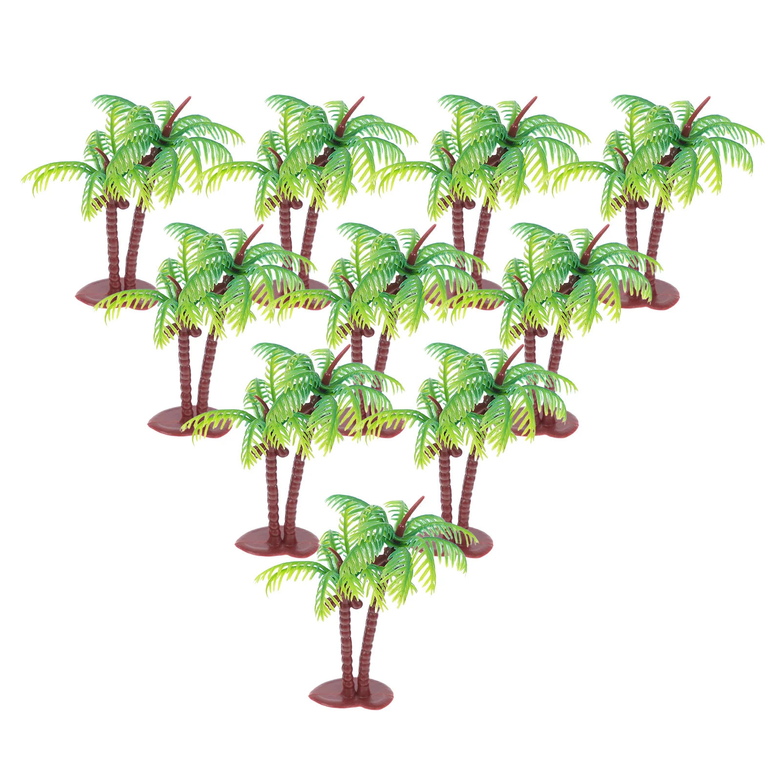 

10 шт., кокосовая пальма, мини-искусственная для поделок, кукольный домик, пейзаж, реквизит для фотосъемки, искусственные тропические растения, железнодорожные деревья