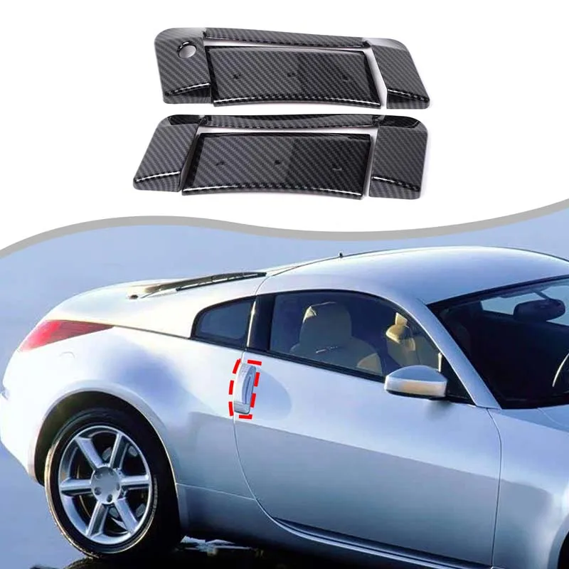 

Для LHD Nissan 350Z 2003-2009 автомобильная наружная дверная ручка декоративная наклейка защитная крышка внешние аксессуары автомобиля ABS