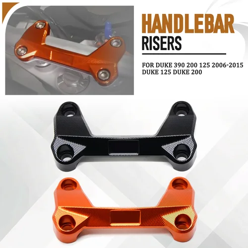 Imagen 1 del producto Para DUKE 390 200 125 2006-2015 Duke 125 Duke 200 elevador de manillar de motocicleta barra de soporte de movimiento hacia arriba abrazadera de montaje elevador de mango