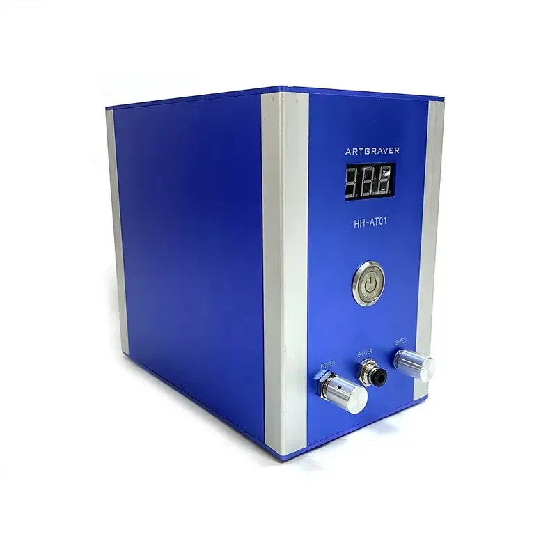 Jewelry Tools Equipment Jewelry Graver Machine Air Compress Free Art Engraver Machine with 7 Knifes