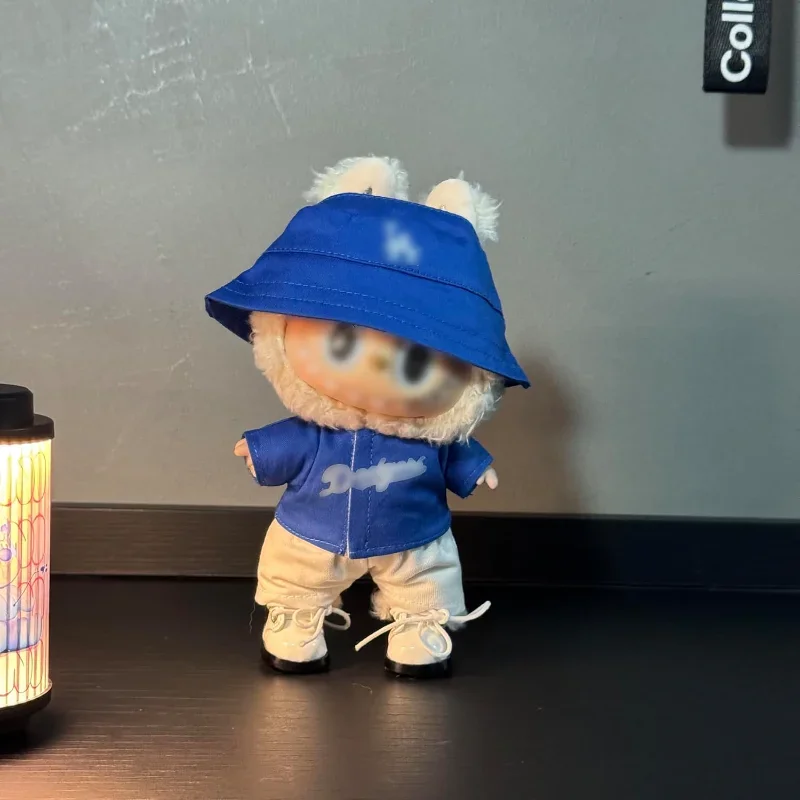 

Doll Clothing 15 / 17 cm Handmade Cloth for 15 cm17cm Costume Team LAD OHTANI Style (Blue/White) (Hat&top&Bottom Set Blue)