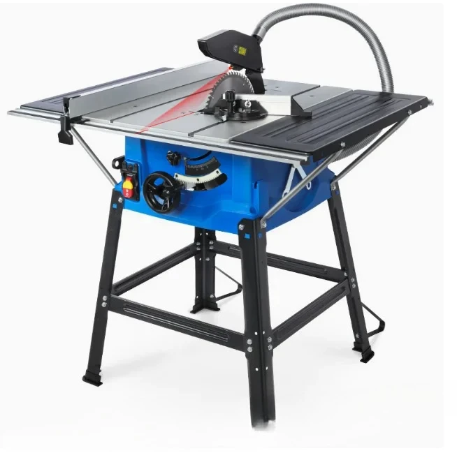 10 Inch High Power Desktop Woodworking Table Saw Support Bevel Cutting For Wood Aluminum DIY Cutting Machine