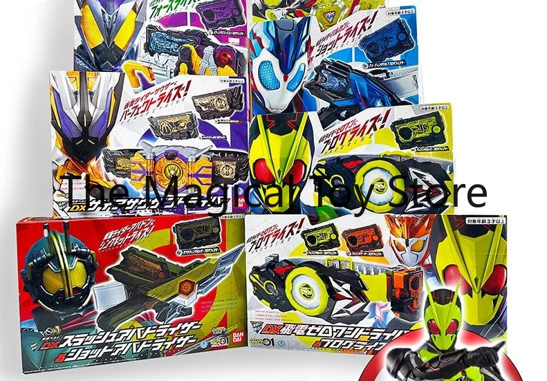 Original Bandai DX Kamen Rider 01 Zero one Drive Feidian 01 Transformation Belt Shooting Wild Wolf Yak Toy Model