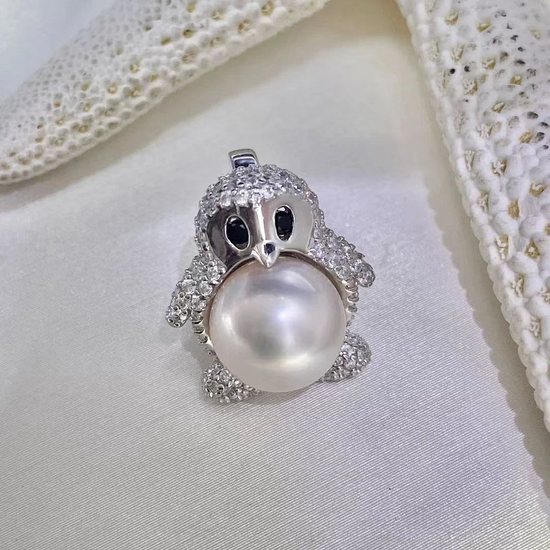 

Подвеска из стерлингового серебра 925 пробы, базовые крепления, фурнитура, детали, аксессуары для жемчуга 8-9 мм, бусины, 5 шт./лот