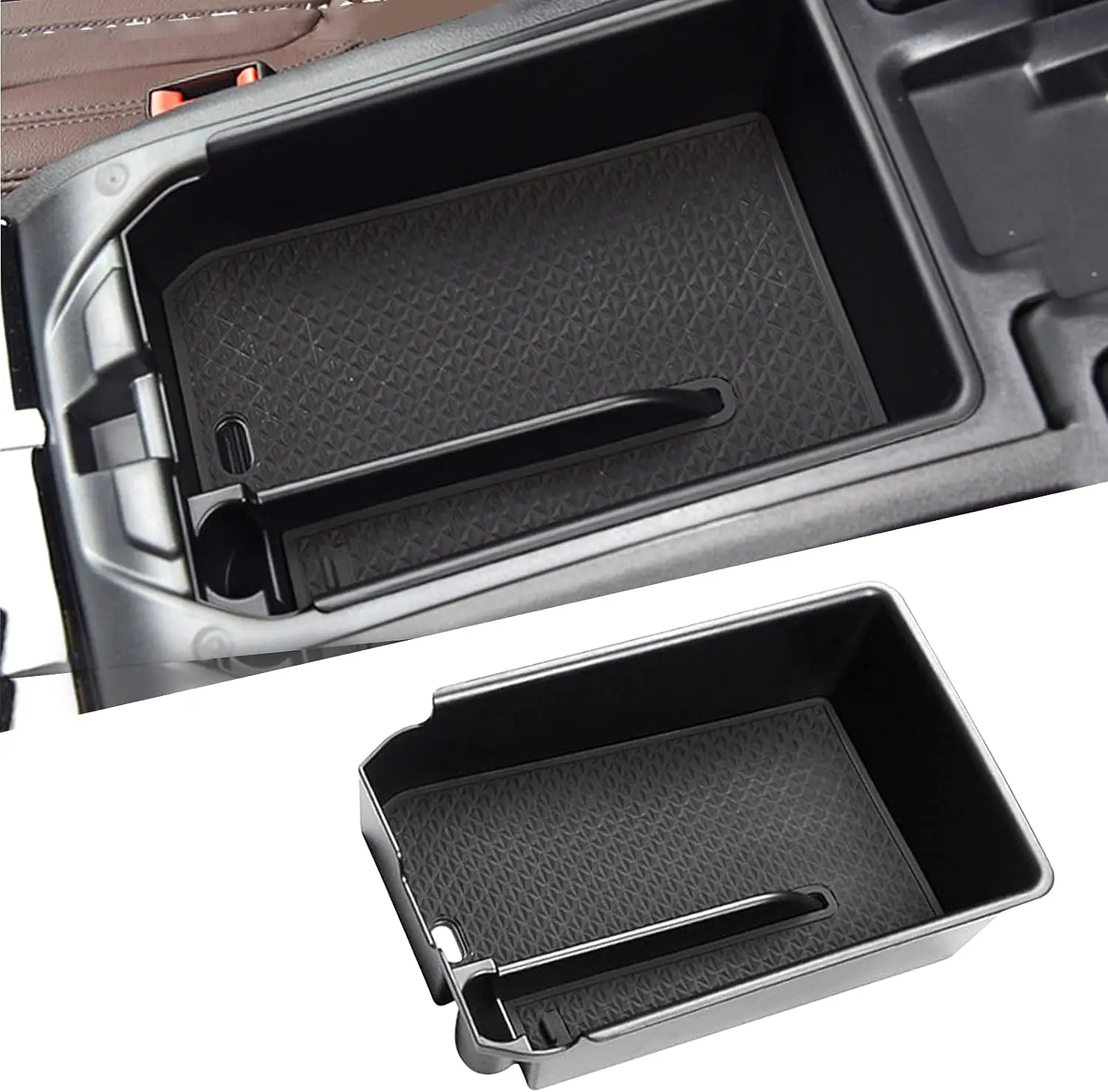 Car Centre Console Organizer Tray For BMW X3 G01 X4 G02 2019-2023, Center Armrest Glove Compartment Container Tray