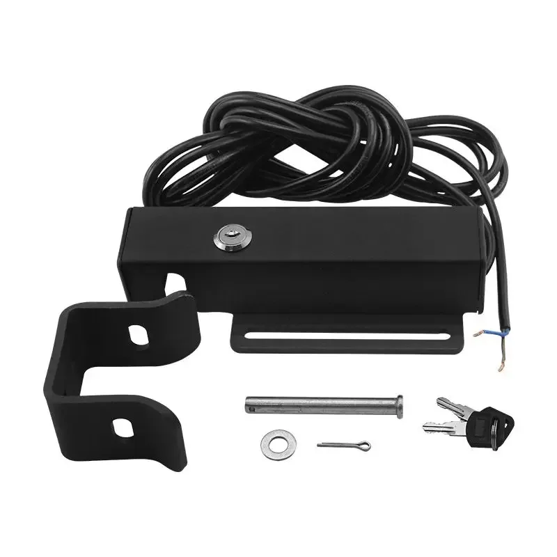 12V 24VDC Electric Bolt Latch Lock With Key Anti-theft Swing Gate Opener Motor For Wooden Garden Gate