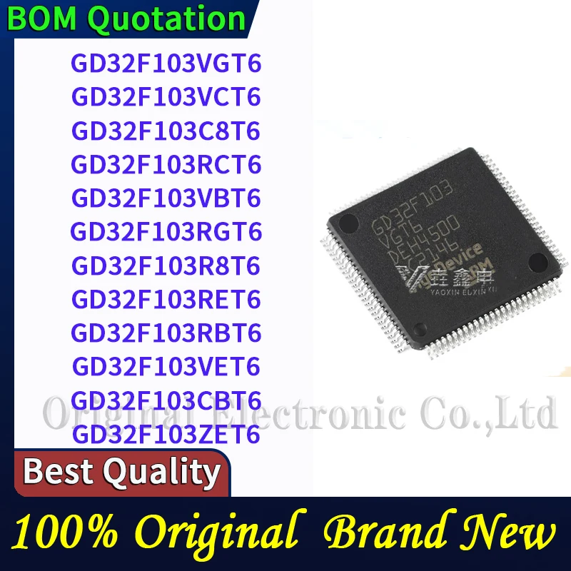 GD32F103C8T6 GD32F103CBT6 GD32F103R8T6 GD32F103RBT6 GD32F103RCT6 GD32F103RET6 GD32F103RGT6 Laptop repair parts