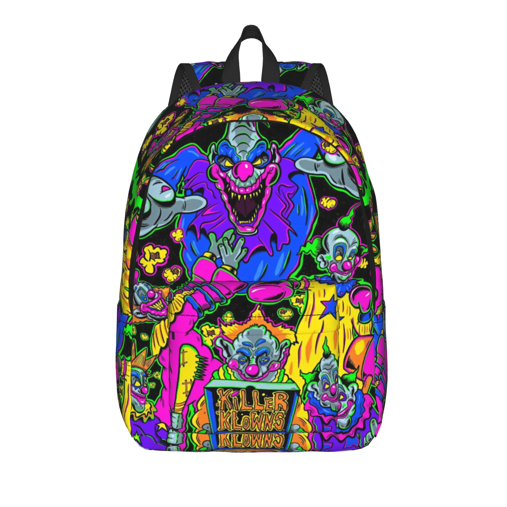 Killer Klowns From Outer Space Wax Backpack  Sport Backpacks Women High Quality Lightweight School Bags Style Rucksack
