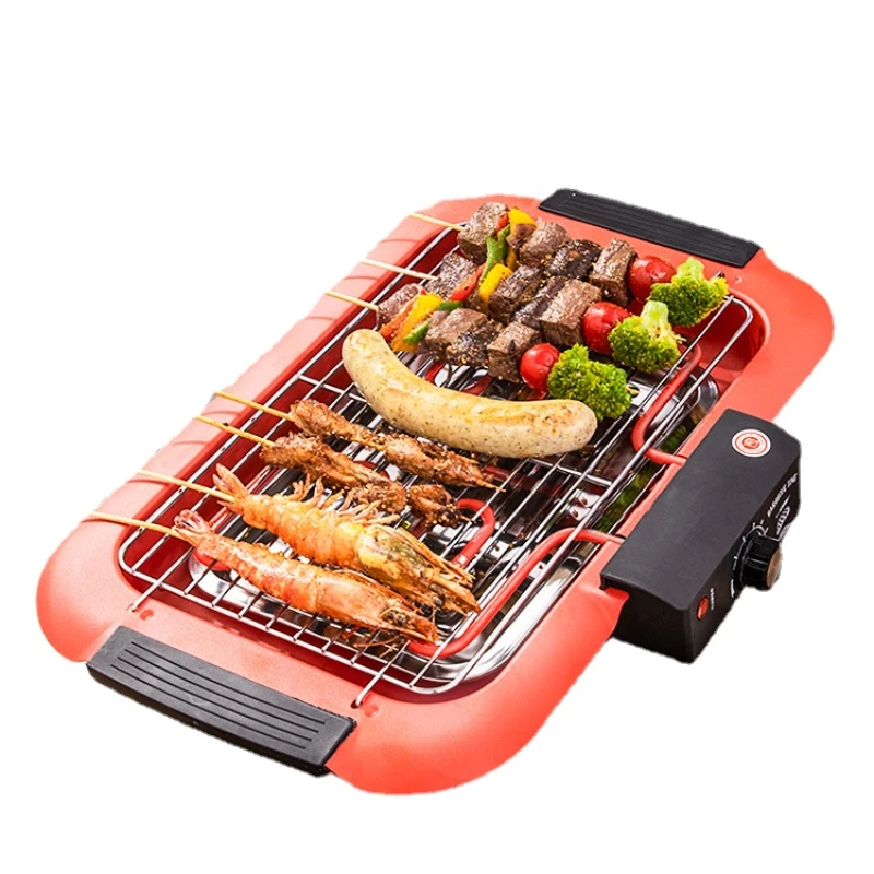 Zc Electric Barbecue Grill Household Electric Baking Smoke-Free Indoor Barbecue Grill