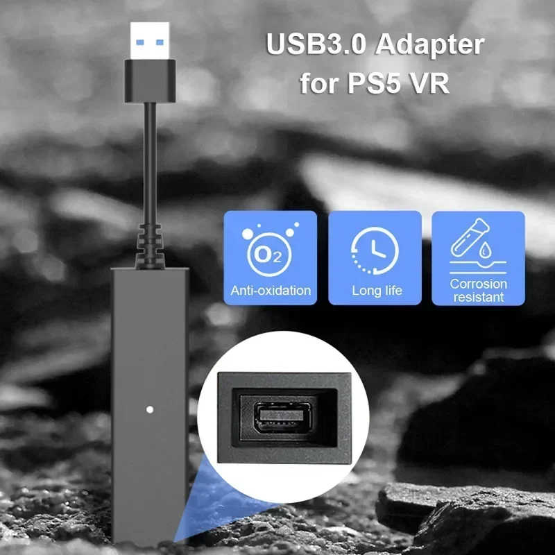 For PS5 VR Cable Adapter For PS5 Console USB3.0 Mini Camera Connector PS VR To PS5 Cable Adapter For PlayStation 5 Accessories