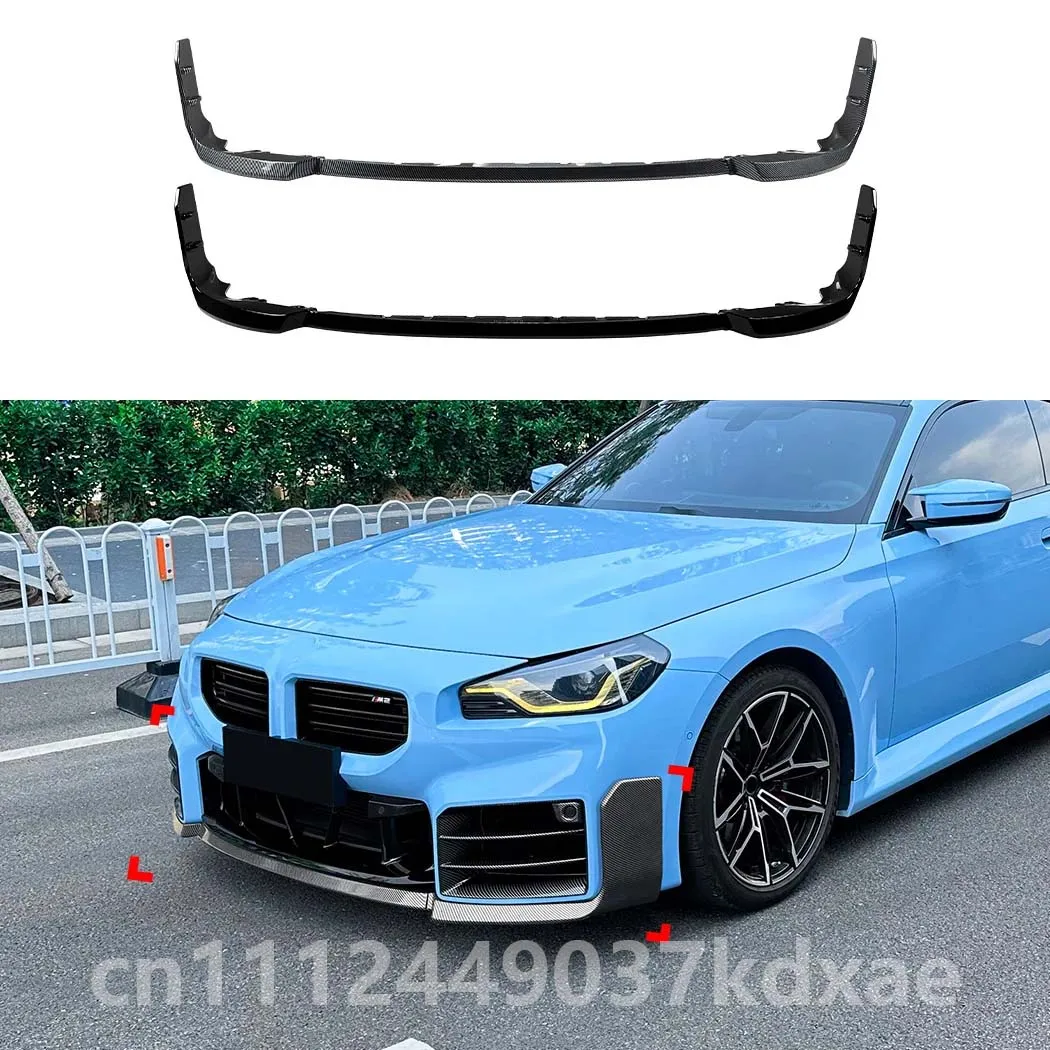 Für 2023+ BMW M2 G87 Spoiler Karosserie-Kit Frontstoßstange Lippe Splitter Diffusor Spoiler Stoßstangenschutz Zubehör