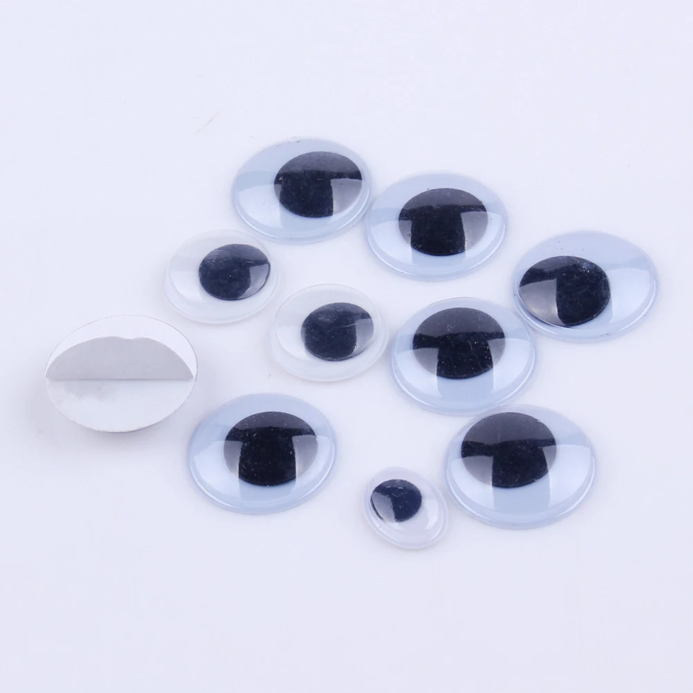

300 Pcs Safe PVC Eye Stickers Self Adhesive Eyes For Handmade Toys Making Craft Projects Kids Decor Stickers