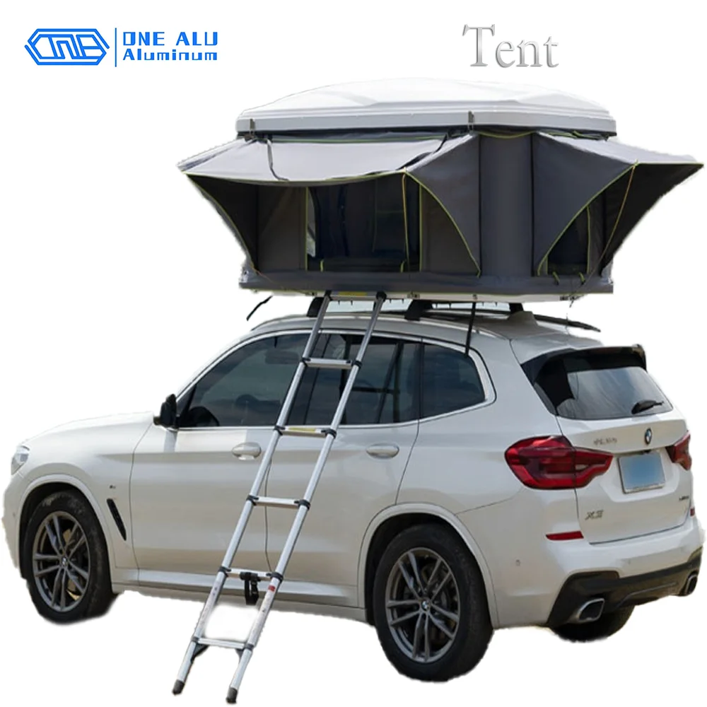 Durable Automatic Foldable Hard Top Roof Tent - For Sedan, SUV, Off-Road, Pickup & Outdoor Camping Self-Driving