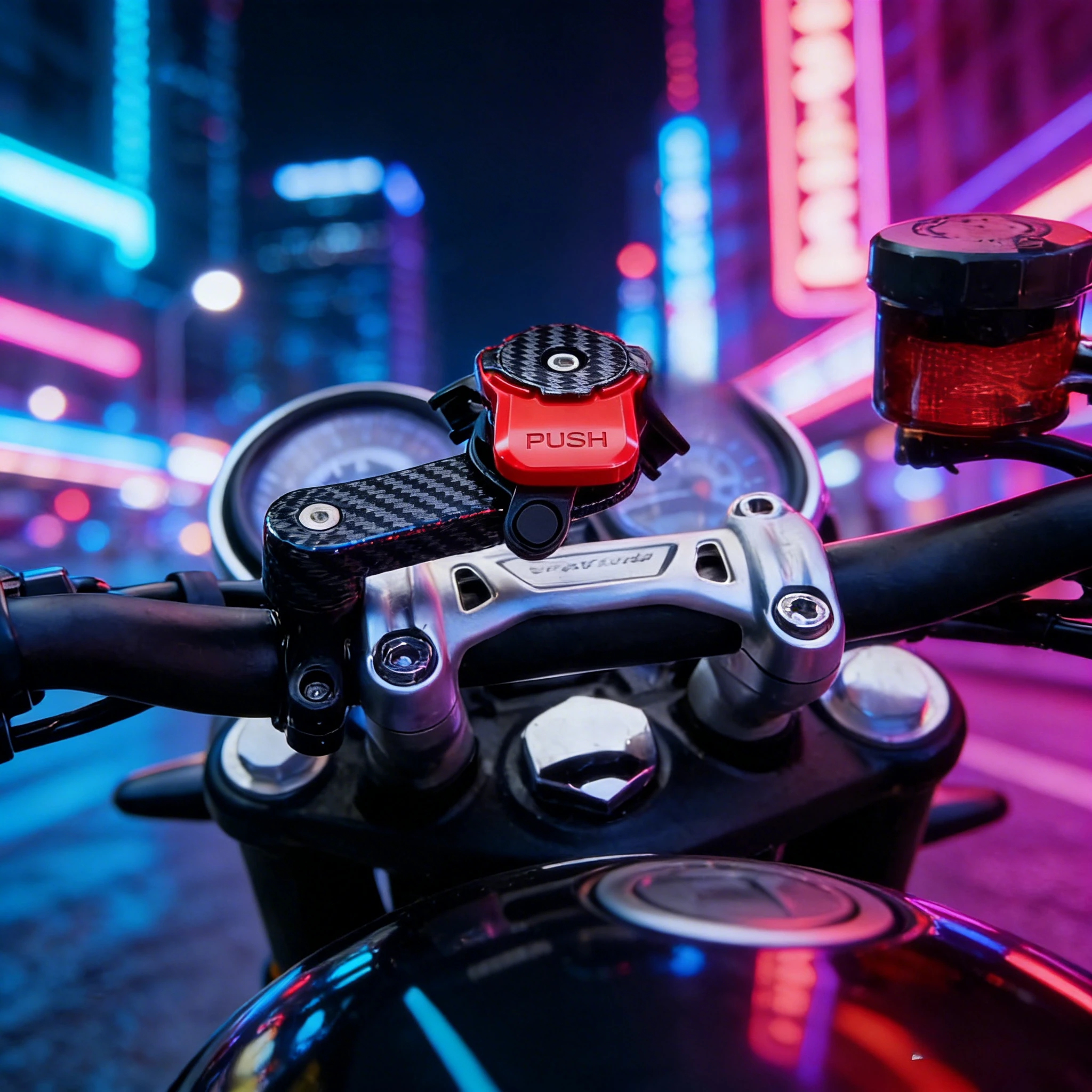 

Universal Self-Lock Bike Phone Holder with Vibration Damper | Sturdy Handlebar Mount for Road & Mountain Cycling